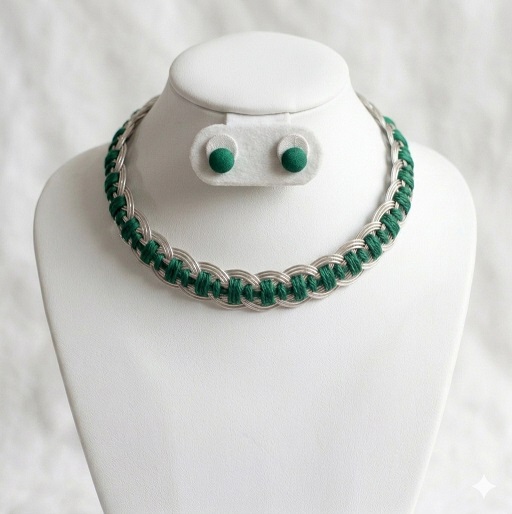 The Silver & Green silk_185