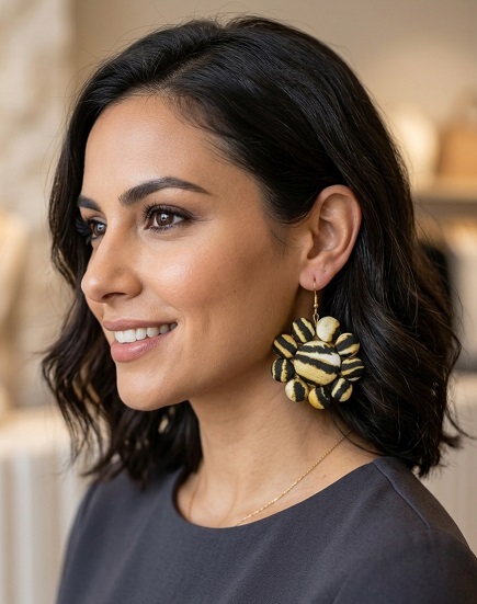 Tiger Bloom Earrings_302